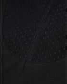 Robe Fitee détail Plumetis au dos noire