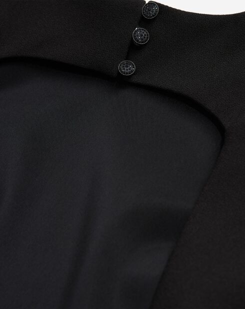 Robe Courte Dos Nu noire