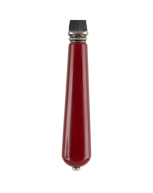 12 rote Kaffeelöffel Lucie - 16,5 x 1,5 x 3 cm
