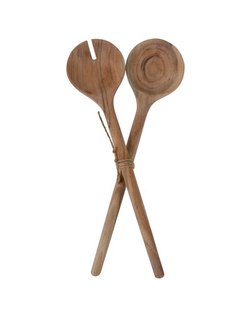 2 Salatbesteck Dalbert Natur - 30x7 cm