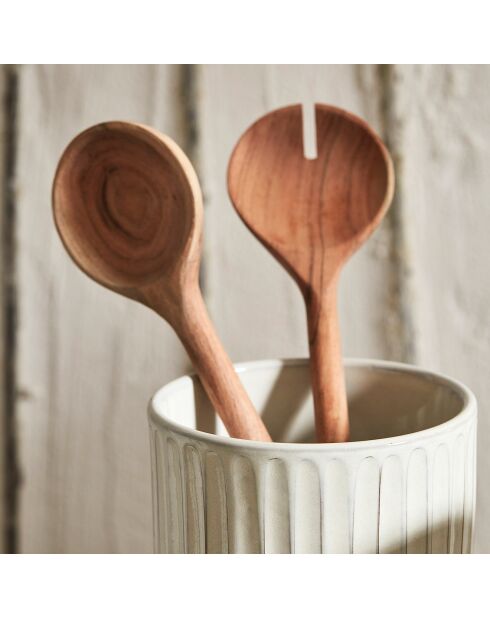 2 Salatbesteck Dalbert Natur - 30x7 cm