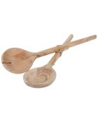 2 Salatbesteck Dalbert Natur - 30x7 cm