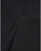 Robe Courte Bustier en Romantic Crepe noire