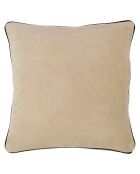 Housse de coussin Velvetin blanc cassé  - 45x45 cm