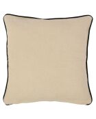 Housse de coussin Velvetin blanc cassé  - 45x45 cm