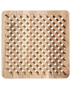 Dessous de plat Dalbert naturel  - 20x20 cm