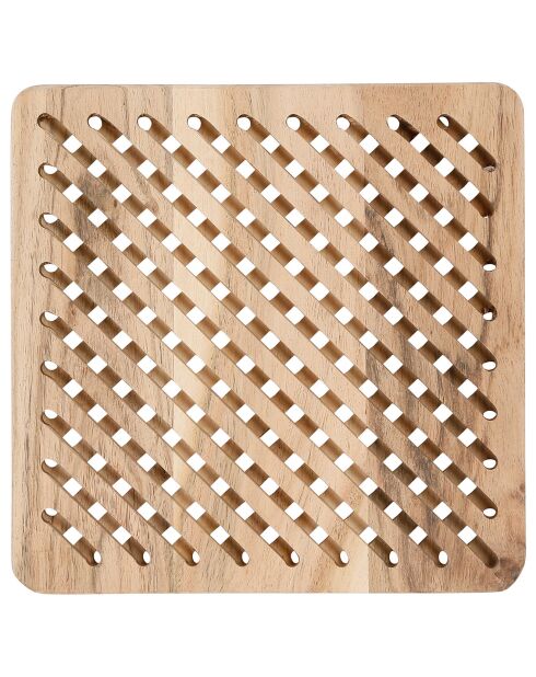 Dessous de plat Dalbert naturel  - 20x20 cm