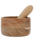 Mortier et pillon Dalbert naturel  - D.11x7 cm