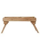 Plateau sur pieds pliant naturel  - 55x30 cm