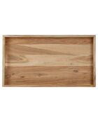 Plateau sur pieds pliant naturel  - 55x30 cm