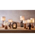 Base per lampada Littel marrone scuro - D.22x43 cm