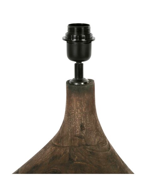Base per lampada Littel marrone scuro - D.22x43 cm