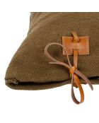 Housse de coussin Haos kaki  - 50x30 cm