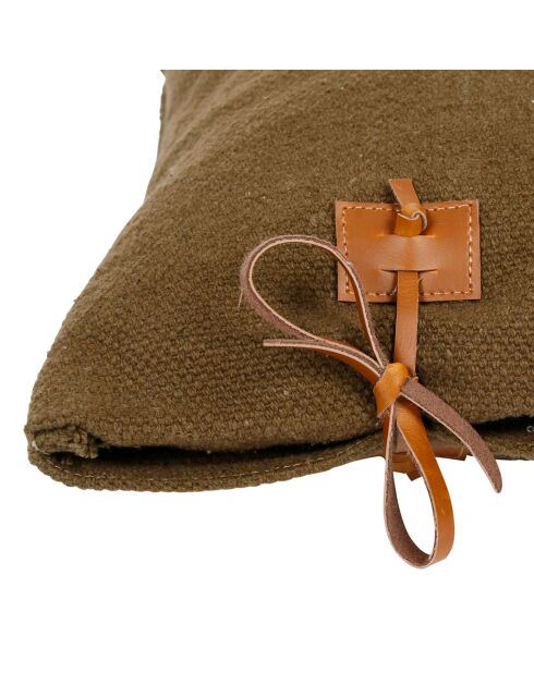 Housse de coussin Haos kaki  - 50x30 cm