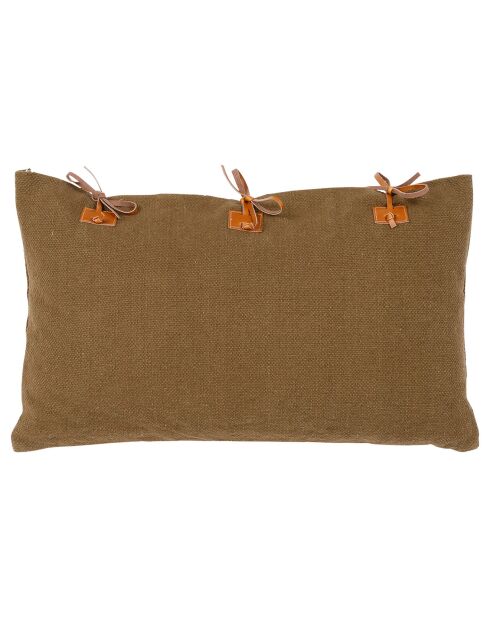Housse de coussin Haos kaki  - 50x30 cm
