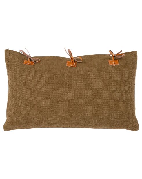Housse de coussin Haos kaki  - 50x30 cm