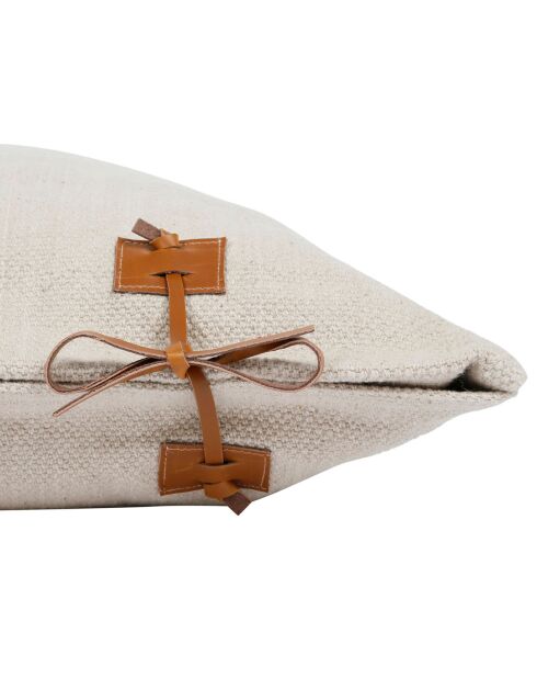 Housse de coussin Haos taupe  - 45x45 cm