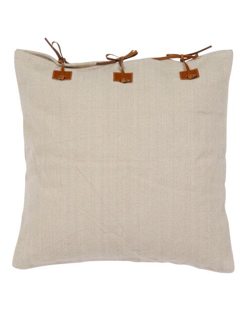 Housse de coussin Haos taupe  - 45x45 cm
