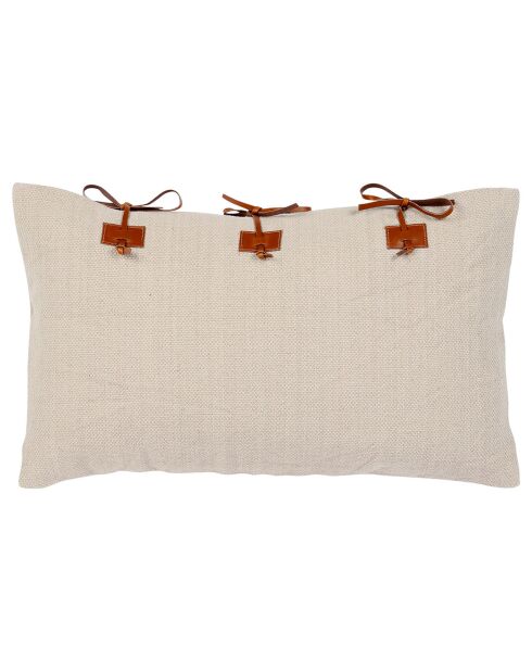 Fodera per cuscino Haos taupe - 50x30 cm