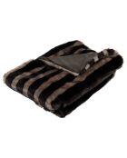 Refugedecke schwarz/braun - 170x130 cm