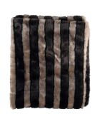 Refugedecke schwarz/braun - 170x130 cm