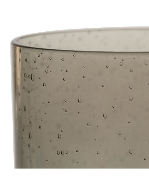 6 Verres à pieds Pernille fumé  - D.8x13.5 cm