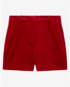 Short de Costume taille basse rouge