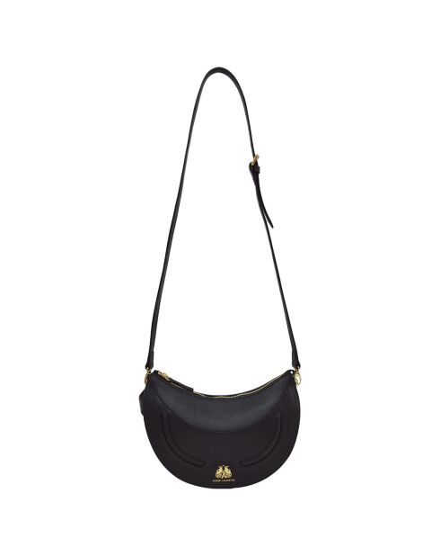 Borsa a tracolla in pelle nera Excellence - 25x16x9,5 cm