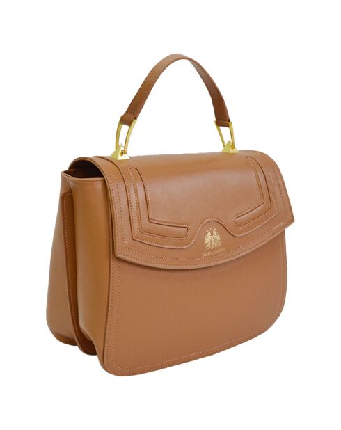 Excellence handtas van camelleer - 28x25x13 cm