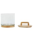 Bocal avec couvercle Gaston naturel  - D.18x20 cm