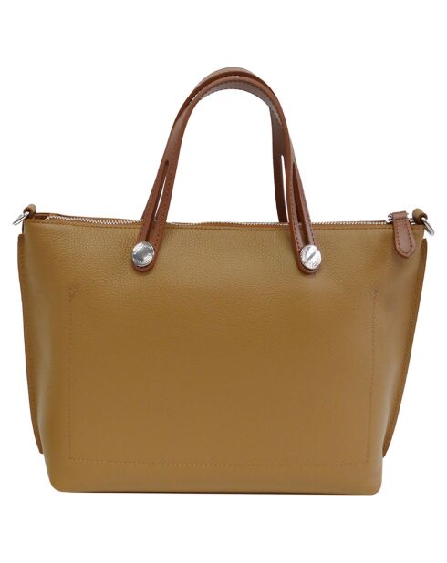 Sac à main en Cuir Fidèle camel - 36x24x10.5 cm