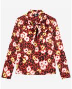 Top Lavalière Wild Blossom rouge/jaune