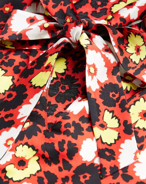 Top Lavalière Wild Blossom rouge/jaune