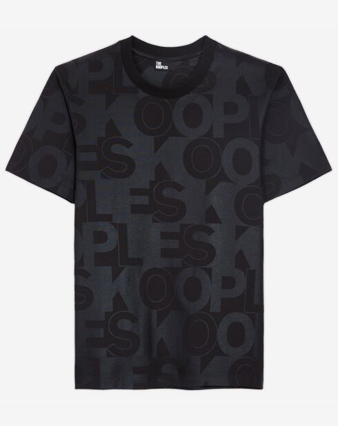 T-Shirt Monogramme noir
