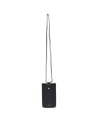 Étui porte-télépone en Cuir Ambre noir - 10.5x19 cm