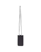 Étui porte-télépone en Cuir Ambre noir - 10.5x19 cm