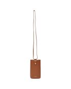 Étui porte-télépone en Cuir Ambre cognac - 10.5x19 cm