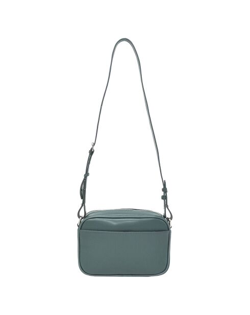 Sac bandoulière en Cuir Séduction vert foncé - 20.5x17x6 cm