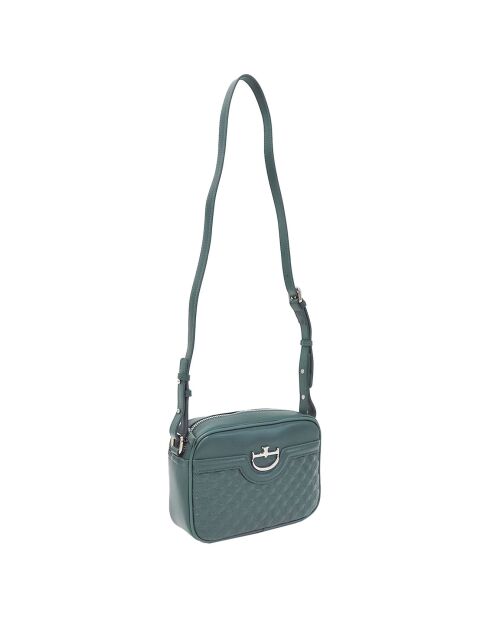 Sac bandoulière en Cuir Séduction vert foncé - 20.5x17x6 cm