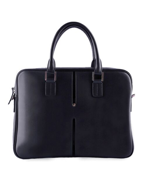 Porte-documents en Cuir Concorde noir - 41x32x7 cm