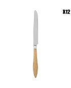 12 Couteaux Bocage naturel  - 23x2x2 cm