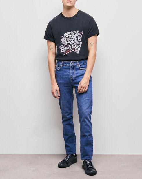 Jean Slim délavé bleu denim