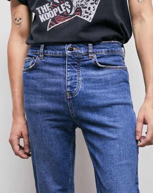 Jean Slim délavé bleu denim