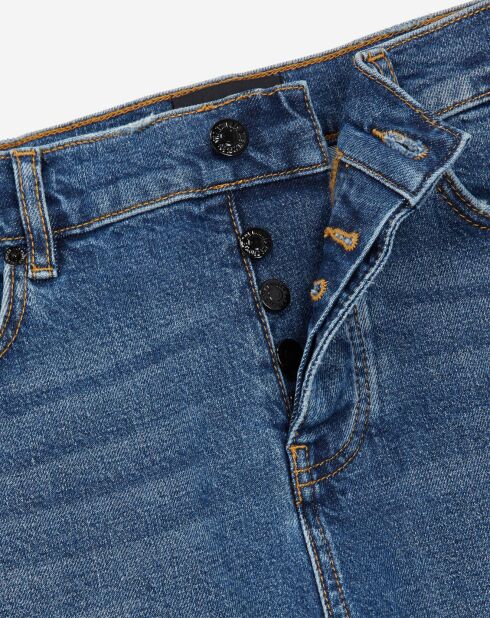 Jean Slim délavé bleu denim