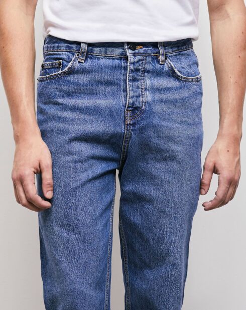 Jean Straight delavé bleu denim