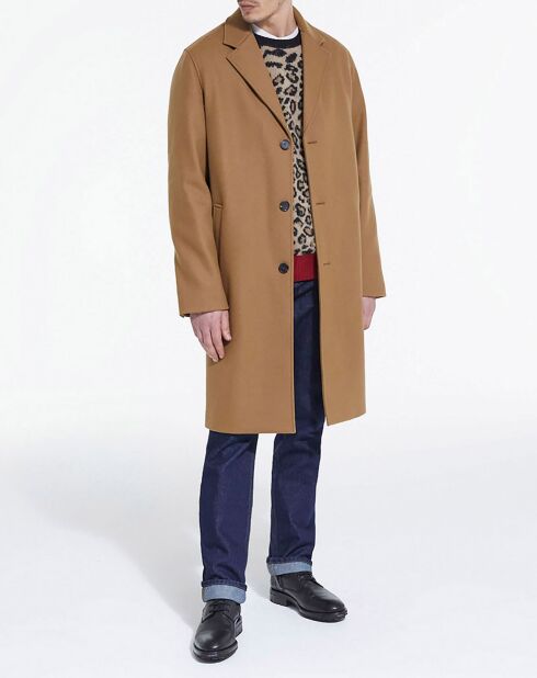 Manteau en Laine mélangée TK camel
