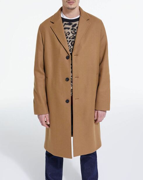 Manteau en Laine mélangée TK camel