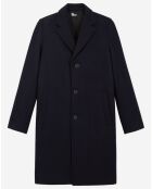 Manteau en Laine mélangée TK bleu marine