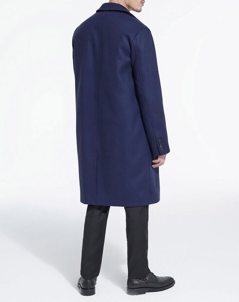 Manteau en Laine mélangée TK bleu marine