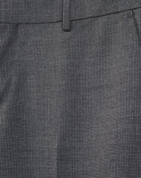 Klassische dunkelgraue Hose aus 100% Wolle